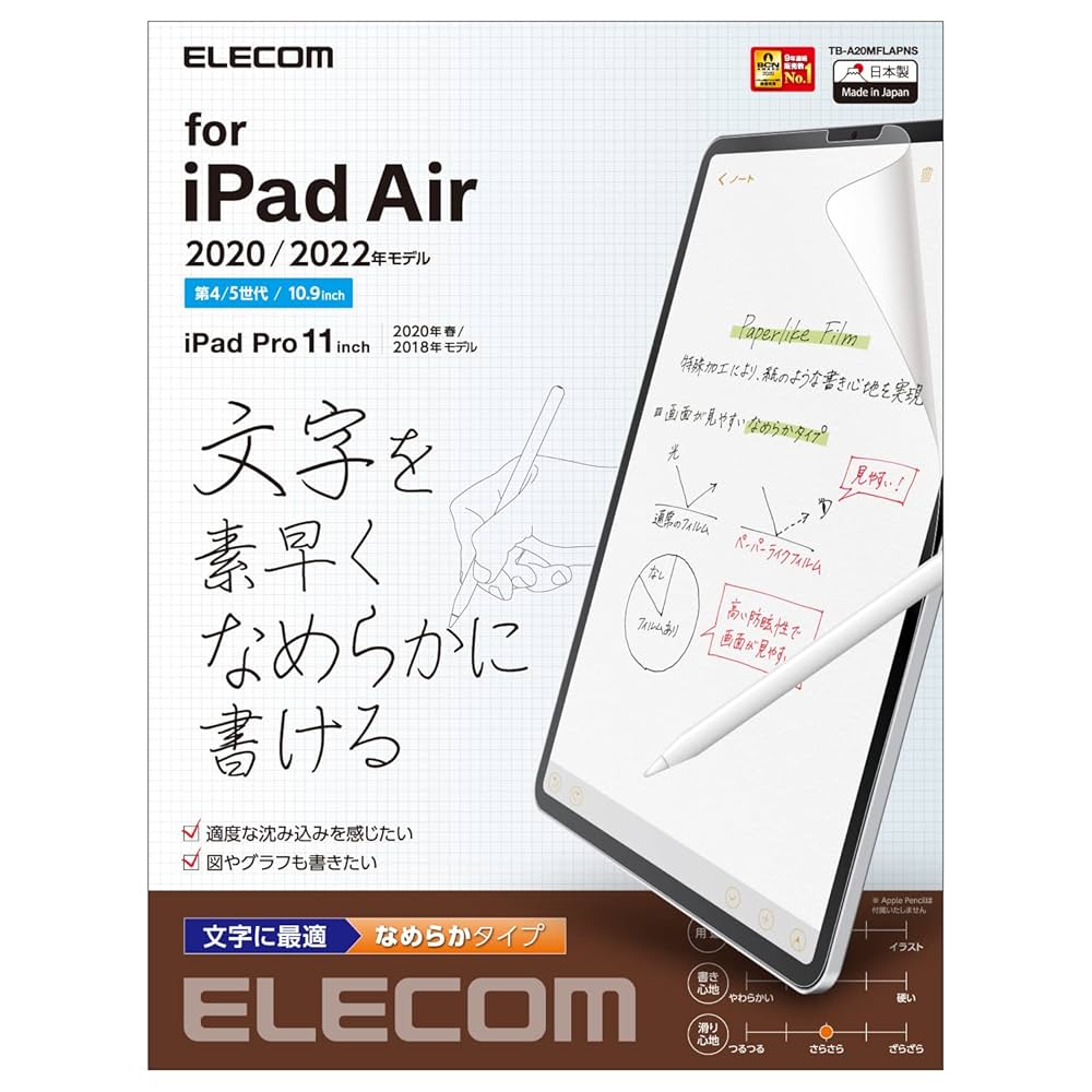 Amazon.co.jp: エレコム 保護フィルム iPad Pro 11 第4/3/2/1